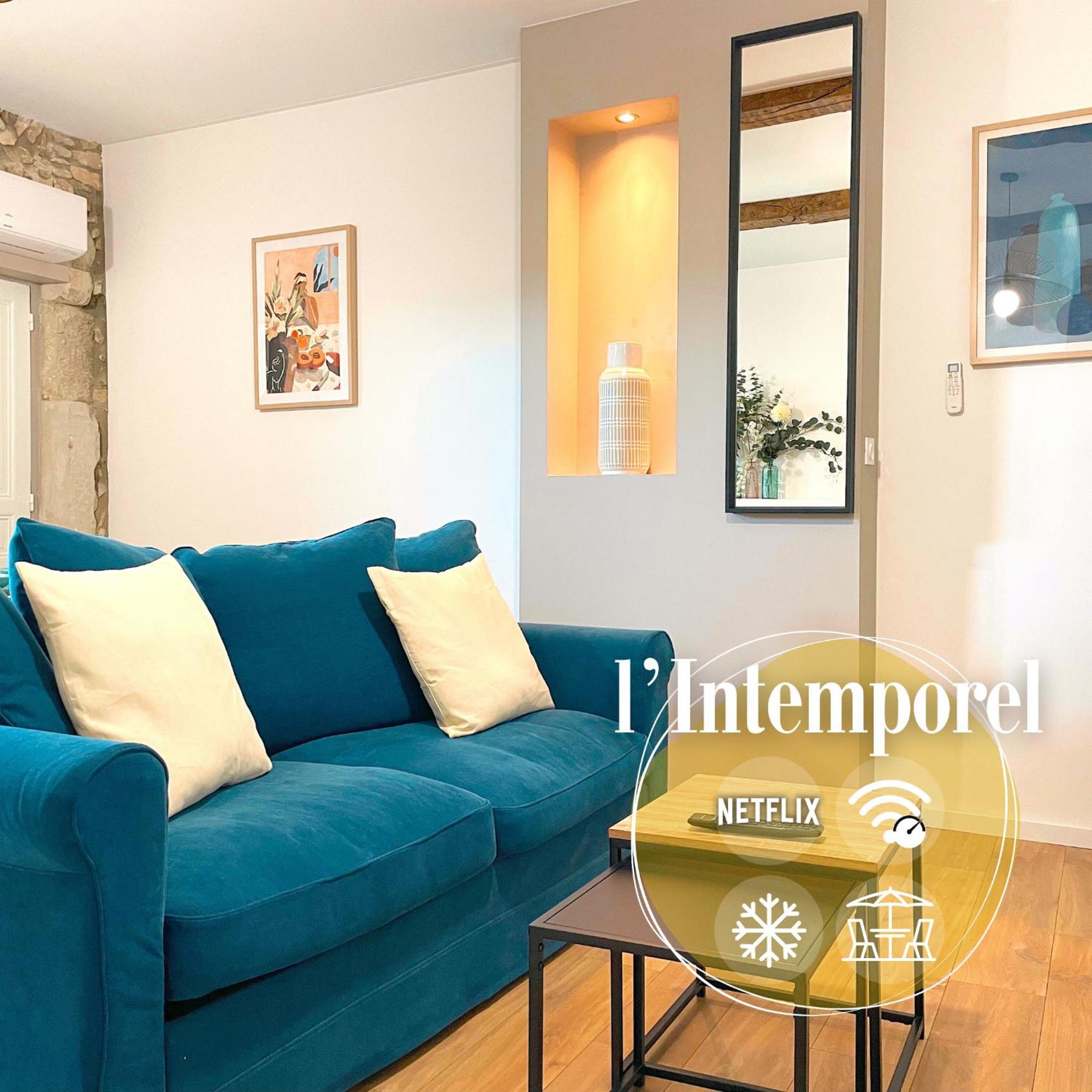 L'Intemporel - T2 Terrasse Couverte En Hypercentre 卡斯特尔 外观 照片