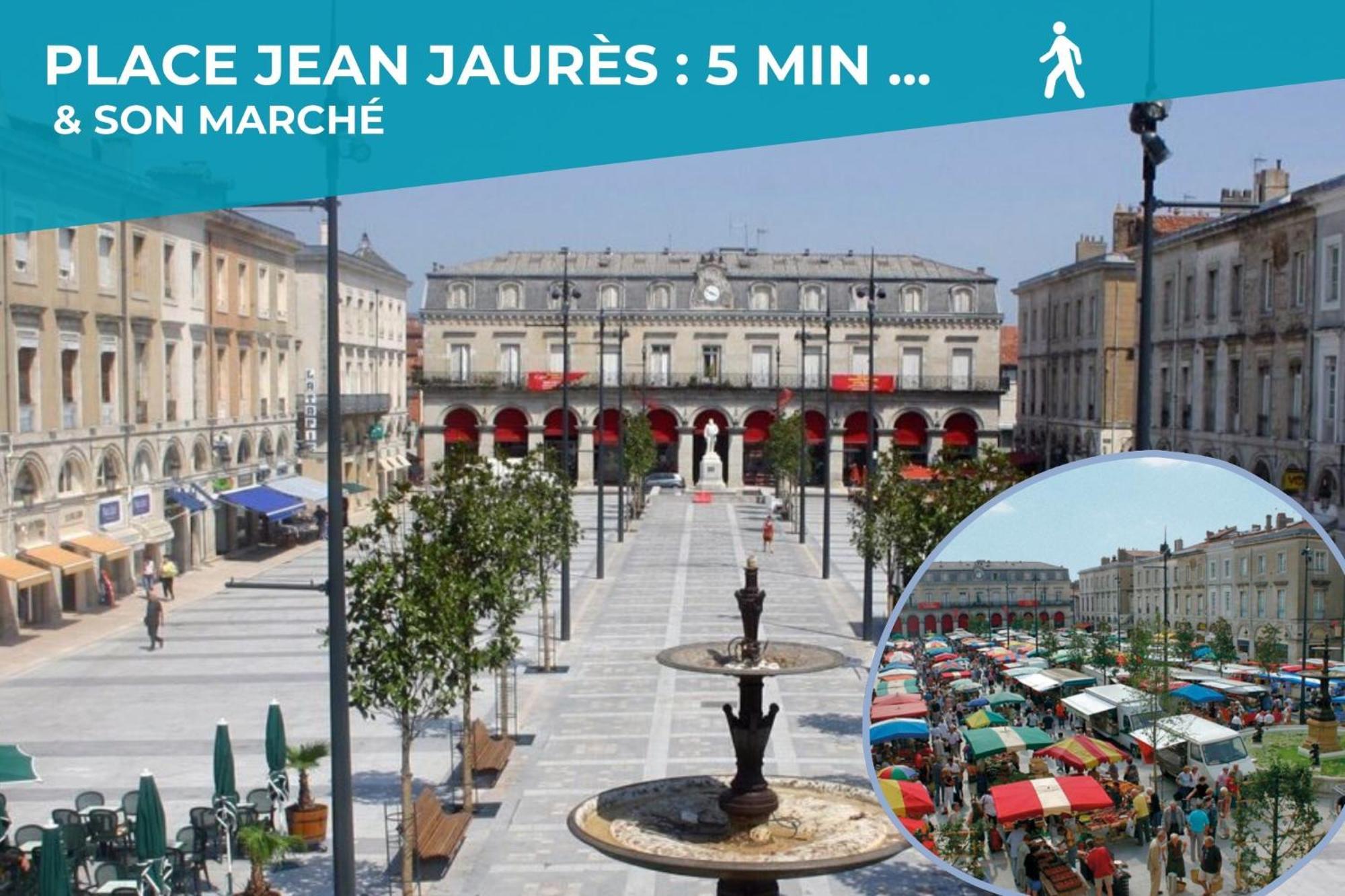 L'Intemporel - T2 Terrasse Couverte En Hypercentre 卡斯特尔 外观 照片